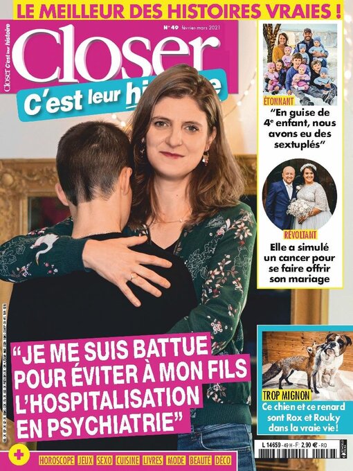 Title details for Closer C'est leur histoire by Reworld Media Magazines - Wait list